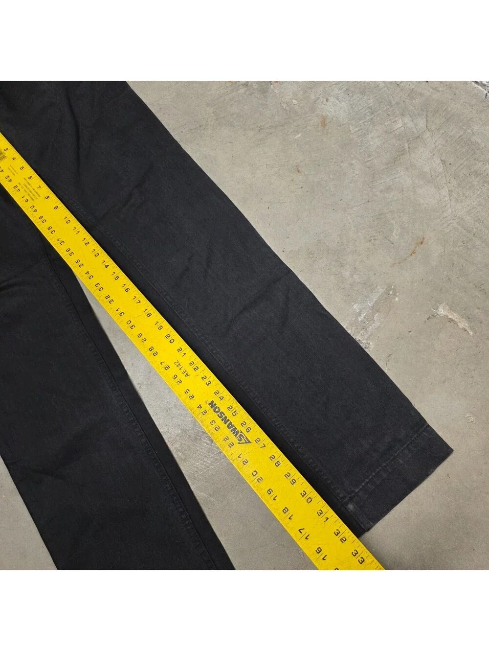 Mads Norgaard Men’s Five Pocket Pant 32 x33Peak Denim Black Cotton Stretch Cargo